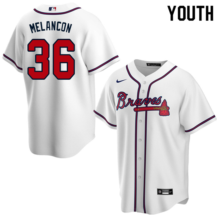 Nike Youth #36 Mark Melancon Atlanta Braves Baseball Jerseys Sale-White